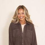 Thread & Supply Lewis Button Up Shirt for Women in Brown