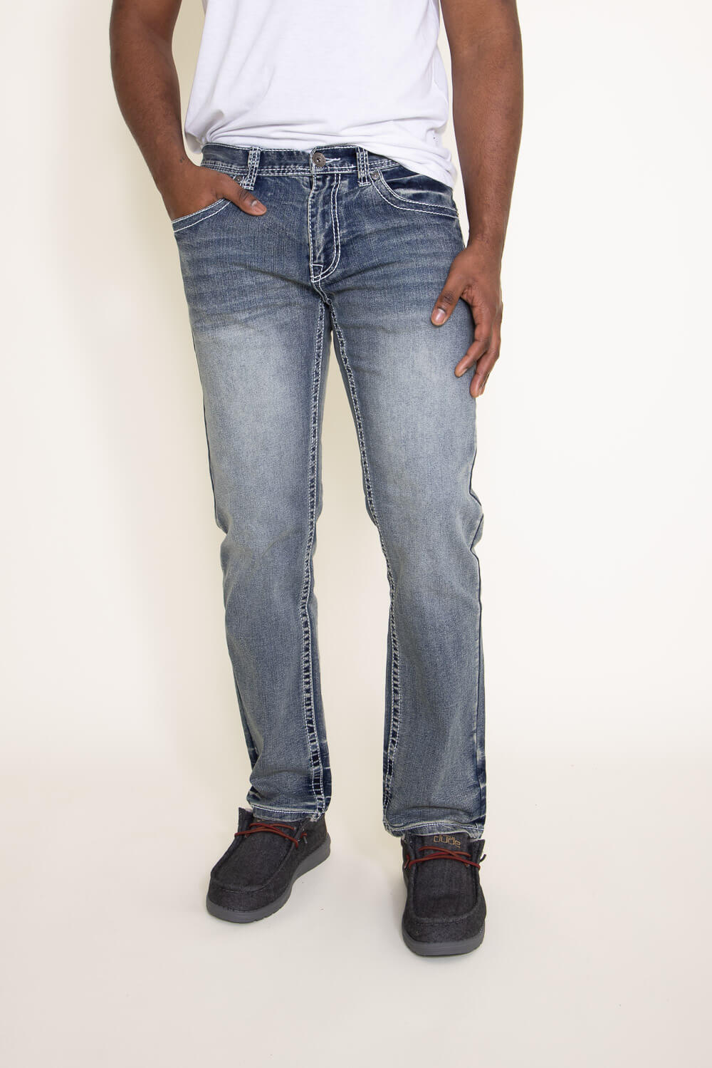 True Luck Kyle Straight Jeans for Men