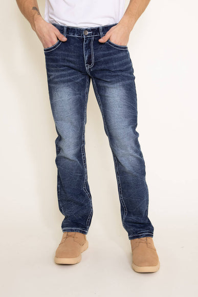 True Luck Zachary Bootcut Stretch Jeans for Men
