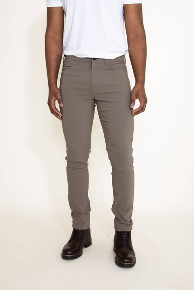 Weatherproof Vintage Faille Performance Pants for Men in Mushroom Brown