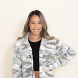 Thread & Supply Tullis Camo Shacket for Women in Green