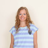 Quiksilver x Stranger Things Lenora Hills Stripped T-Shirt for Women in Lenora Printed Multi