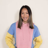 1897 Active Color Block Hoodie for Women in Pink