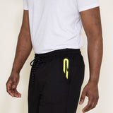 EST. 1897 Left Side Zip Shorts for Men in Black
