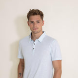 1897 Original Jersey Polo Shirt for Men in Light Blue