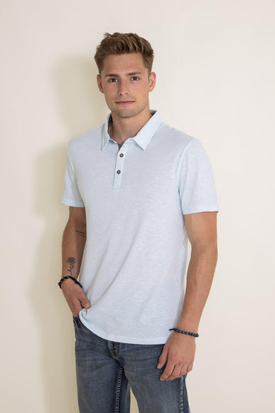 1897 Original Jersey Polo Shirt for Men in Light Blue
