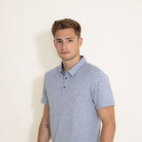 1897 Original Jersey Polo Shirt for Men in Grey/Blue