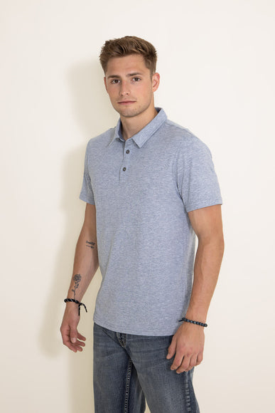 1897 Original Jersey Polo Shirt for Men in Grey/Blue