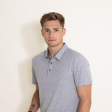 1897 Original Jersey Polo Shirt for Men in Grey