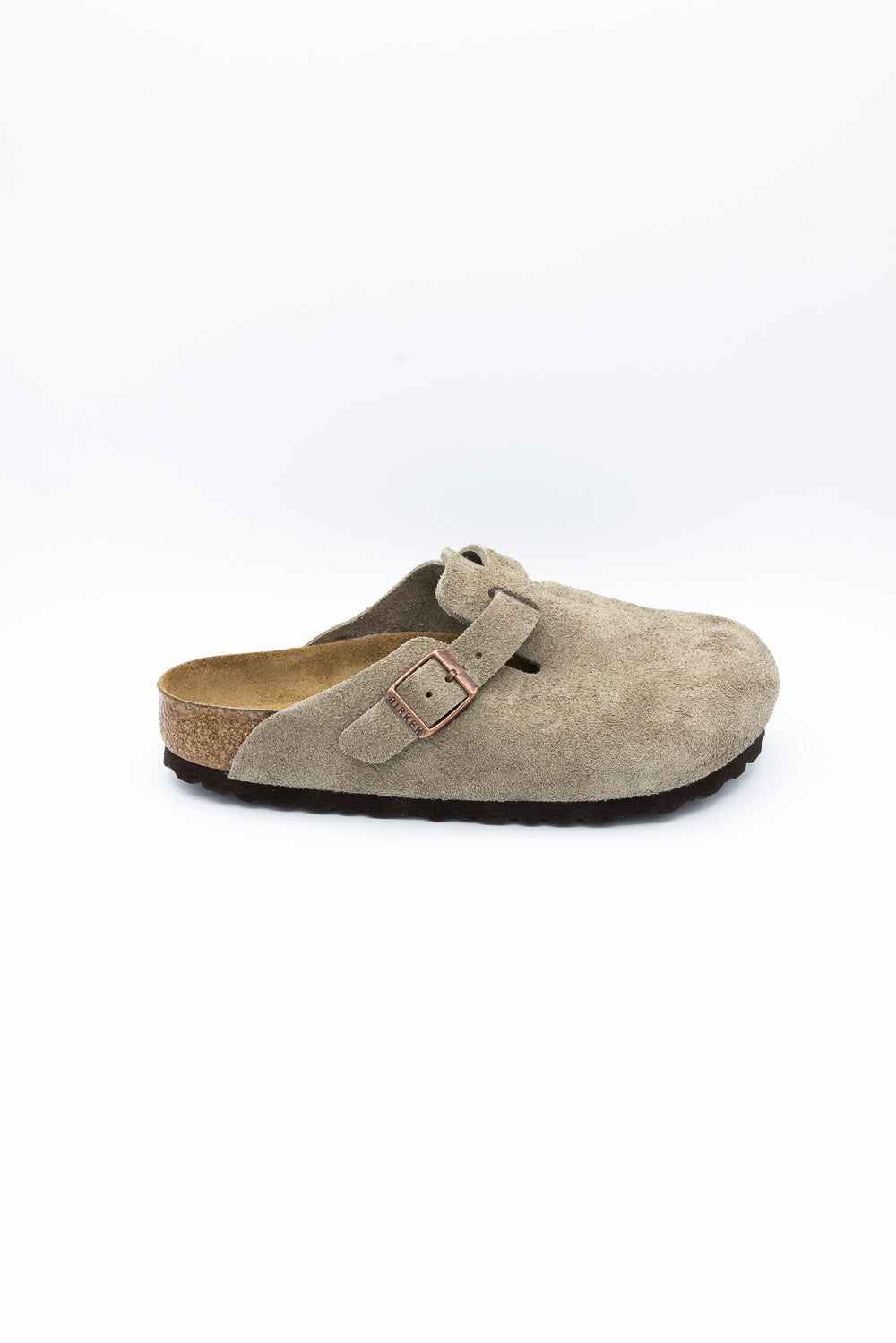 Boston Soft Footbed Suede Leather Clogs for Women in Taupe – Glik's