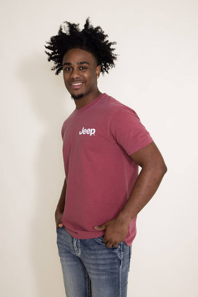 Jeep Catch a Wave T-Shirt in Red