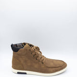 B52 by Bullboxer Moc Toe Boots for Men in Brown Taupe