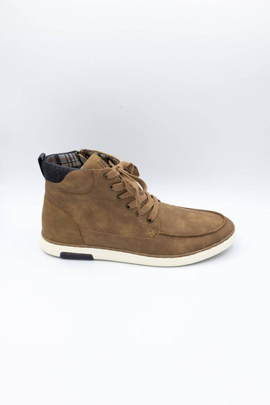 B52 by Bullboxer Moc Toe Boots for Men in Brown Taupe