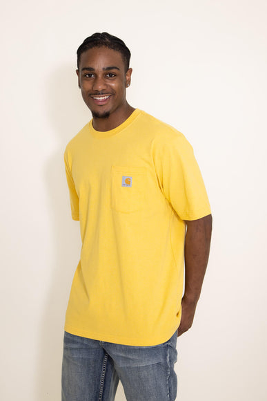 Carhartt K87 T-Shirt for Men in Yellow