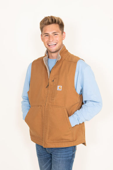 Carhartt Sherpa Insulated Vest for Men in Brown