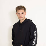 Carhartt Logo Sleeve Graphic Hoodie for Men in Black