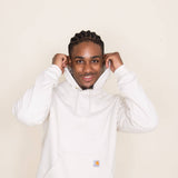 Carhartt Logo Sleeve Hoodie for Men in White