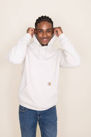 Carhartt Logo Sleeve Hoodie for Men in White