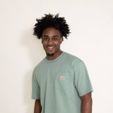 Carhartt Relaxed Heavyweight Dog Graphic T-Shirt for Men in Green