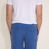 Charles And A Half Volley Stretch Hydro Shorts for Men in Royal Blue 