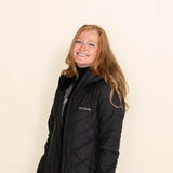 Columbia Heavenly Long Hooded Jacket for Women in Black