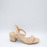 De Blossom Shoes Jamie One Strap Heels for Women in Nude