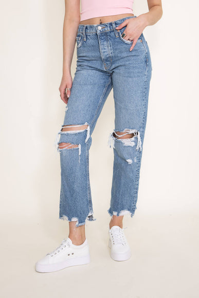 Free People Tapered Baggy Boyfriend Jeans for Women