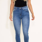 KanCan Shark Bite Ankle Jeans for Women