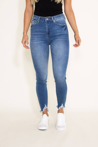 KanCan Shark Bite Ankle Jeans for Women