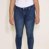 KanCan Temple Mid Rise Ankle Skinny Jeans for Women