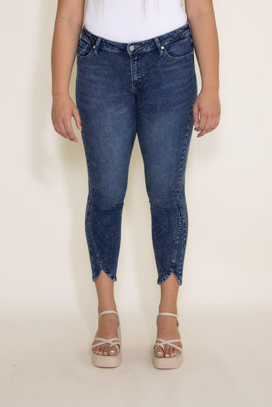 KanCan Temple Mid Rise Ankle Skinny Jeans for Women