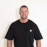 Carhartt Loose Heavyweight Camo Logo T-Shirt for Men in Black