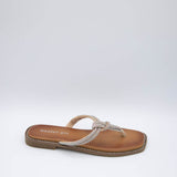 Madden Girl Holis Flip-Flops for Women in Silver