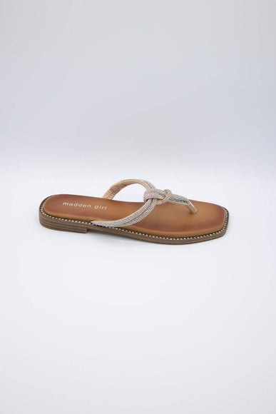 Madden Girl Holis Flip-Flops for Women in Silver