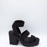 Madden Girl Temple Platform Heels for Women in Black