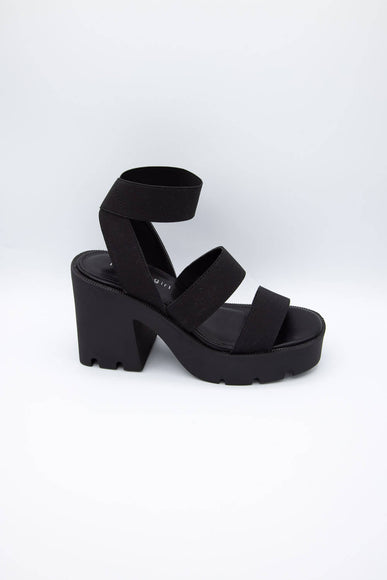 Madden Girl Temple Platform Heels for Women in Black