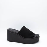Madden Girl Wesley Platform Wedge Sandals for Women in Black