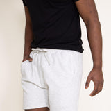 1897 Active Diamond Weave Shorts for Men in Oatmeal White
