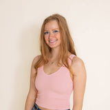 NikiBiki Ribbed Brami for Women in Pink