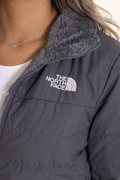 The North Face Mossbud Insulated Reversible Jacket for Women in Grey