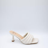One Planet by Qupid Jaylove Kitten Heels for Women in Off White
