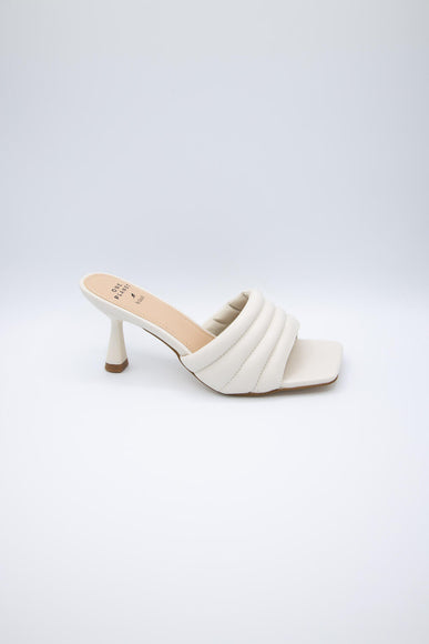 One Planet by Qupid Jaylove Kitten Heels for Women in Off White