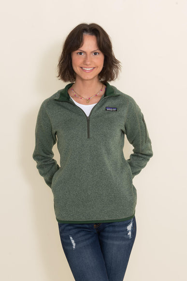 Patagonia Women’s Better Sweater ¼ Zip in Green