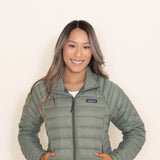 Patagonia Women's Down Sweater Jacket in Green