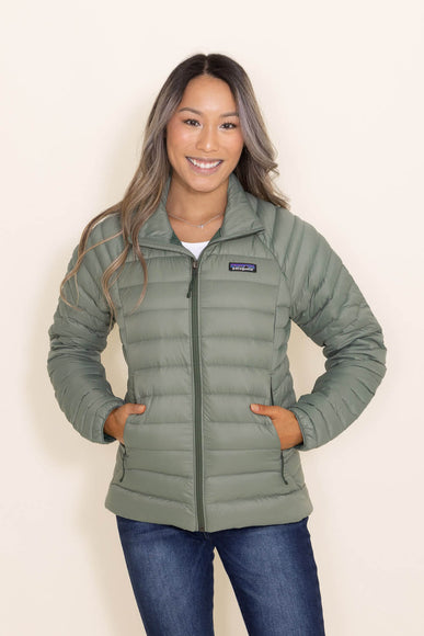 Patagonia Women's Down Sweater Jacket in Green