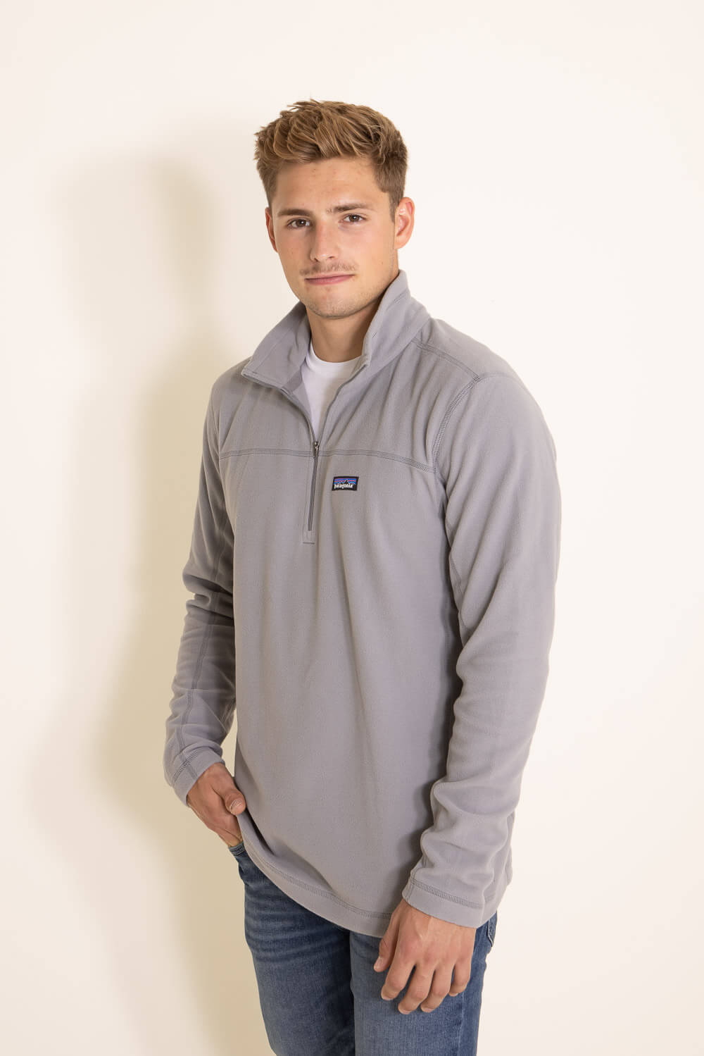 Patagonia men's micro d quarter zip pullover Clearance