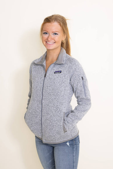 Patagonia Women’s Better Sweater Fleece Jacket in Birch White