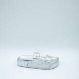 Outwoods Claro Slide Sandals for Girls in Silver