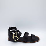 Qupid Shoes Indigo Gladiator Sandals for Women in Black