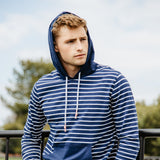 Simply Southern Stripe Lightweight Hoodie for Men in Navy Blue | PP-0123-MN-HOODIE-STRPNY